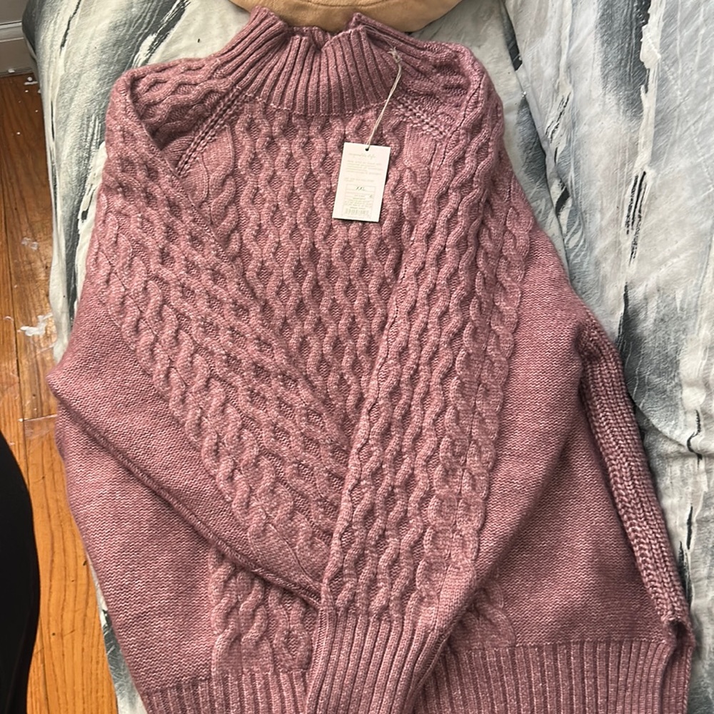 A New Day- Target Brand Woman’s Knitted Sweater Mauve XXL